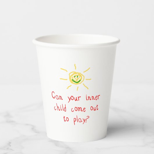 Inner Child Paper Cup 紙コップ (正面)
