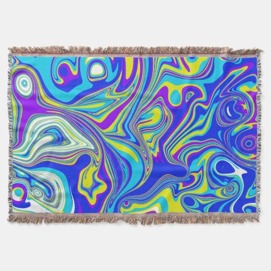 Inner Current Marble Art スローブランケット (正面)