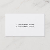 Inner Glow名刺 名刺 (裏面)