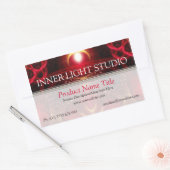 Inner Light Fractal Arts製品ラベルシール 長方形シール (封筒)