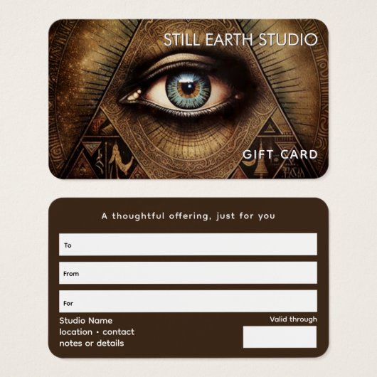 Inner Oracle | Third Eye Design (正面&裏面)