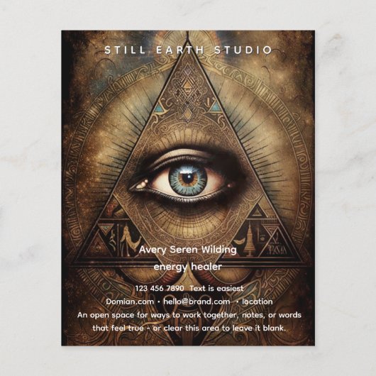 Inner Oracle | Third Eye Design チラシ (裏面)