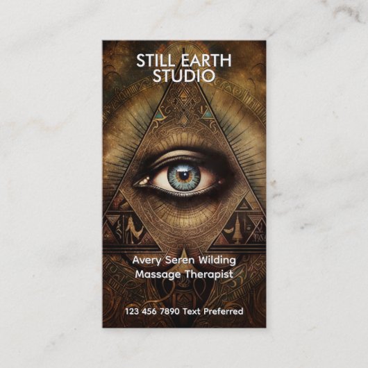 Inner Oracle | Third Eye Design 名刺 (正面)