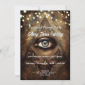 Inner Oracle | Third Eye Design 招待状 (正面)