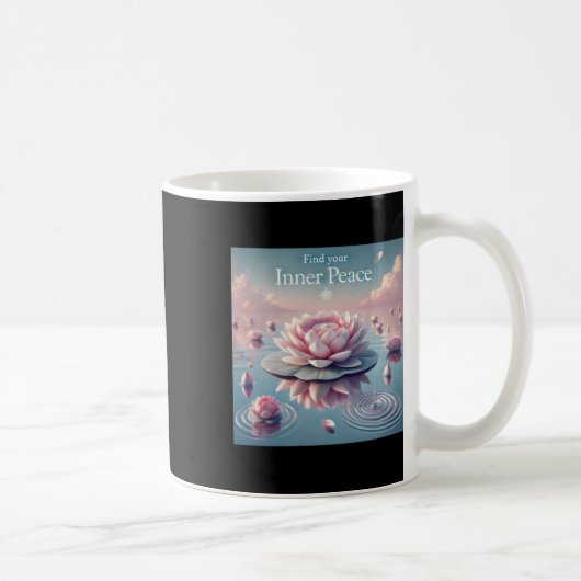 Inner Peace認識度キャンペーンステッカーを見つける コーヒーマグカップ (右)