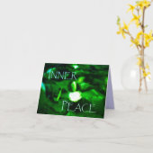 INNER PEACE ミニ グリーティングカード (黄色い花)