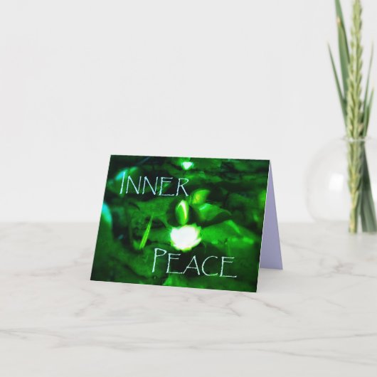 INNER PEACE ミニ グリーティングカード (正面)