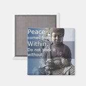 Inner Peace Buddha マグネット (正面/裏面)