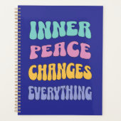 Inner Peace Changes Everything プランナー手帳 (正面)