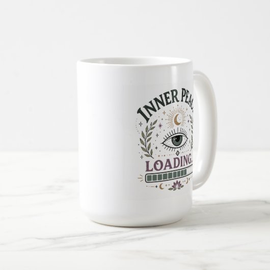 Inner Peace Loading… マグカップ (正面右)