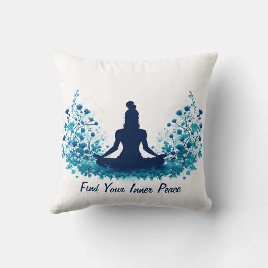 Inner Peace Mization Pillowを見つける クッション (裏面)