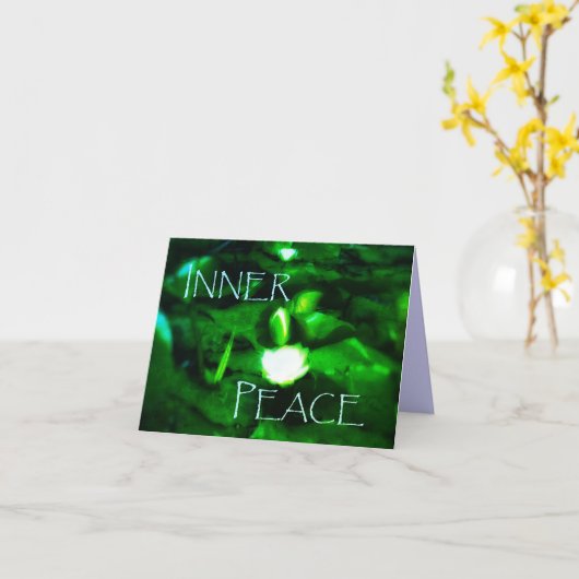 INNER PEACE SMALL GREETING CARD カード (黄色い花)