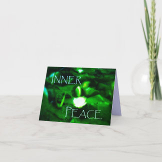 INNER PEACE SMALL GREETING CARD カード