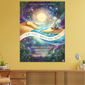 Inner Sanctuary: A Visual Breath of Fresh Air キャンバスプリント (インサイチュ (リビング))