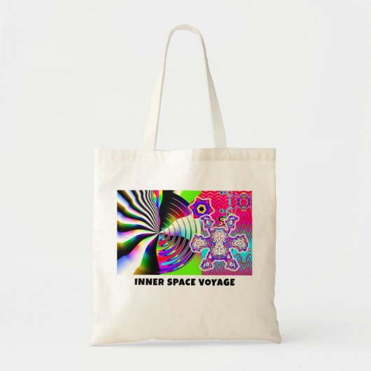 INNER SPACE VOYAGE (文字を変えてね) トートバッグ (正面)