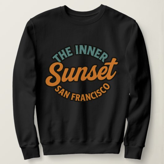 Inner Sunset San Francisco スウェットシャツ (デザイン正面)