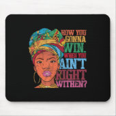 Inner - Victory - Truth Uni-adults - Black - Small マウスパッド (正面)