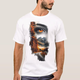 Inner Wilderness – Surreal Nature Portrait T-Shirt Tシャツ