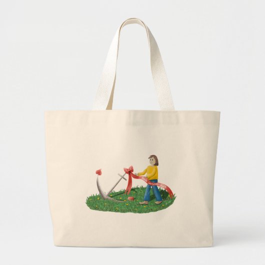 Innerer Anker Jumbostoffbeutel Tasche ラージトートバッグ (正面)