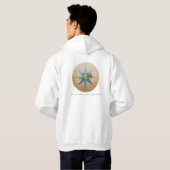 Innerer Kompass Hoodie Pullover パーカ (裏面フル)