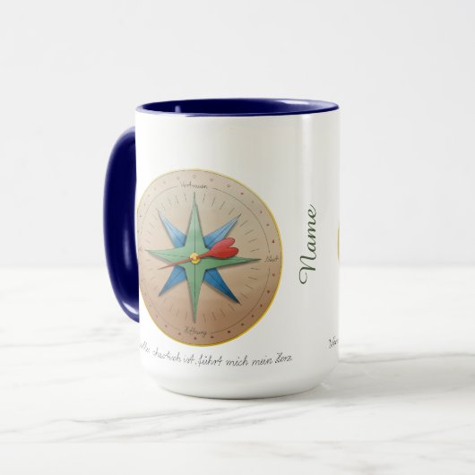 Innerer Kompass Tasse Becher マグカップ (正面左)
