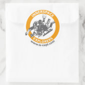 InnerSpace Explorers Aufkleber ラウンドシール (バッグ)