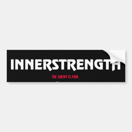 INNERSTRENGTHのbumperstikker バンパーステッカー (正面)