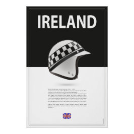 Innes Ireland Helmet ポスター