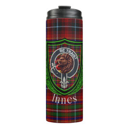 Innes Scottish Clan Tartan & Crest タンブラー