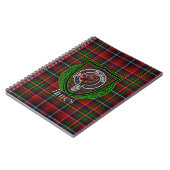 Innes Scottish Clan Tartan & Crest ノートブック (左側)
