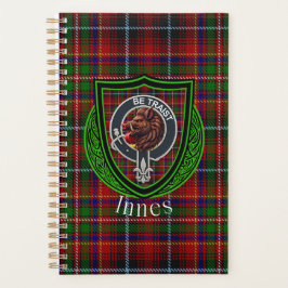 Innes Scottish Clan Tartan & Crest プランナー手帳