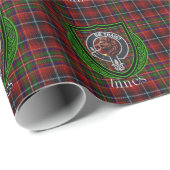 Innes Scottish Clan Tartan & Crest ラッピングペーパー (ロールコーナー)