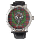 Innes Scottish Clan Tartan & Crest 腕時計 (正面)