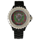 Innes Scottish Clan Tartan & Crest 腕時計 (正面)
