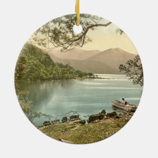 Innisfallen、Killarneyの郡ケリー、アイルランド セラミックオーナメント (裏面)