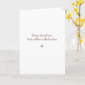 Innisfree対コーヒー カード (黄色い花)