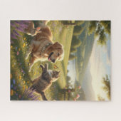 Innocent Friendship in Nature's Embrace ジグソーパズル (横)