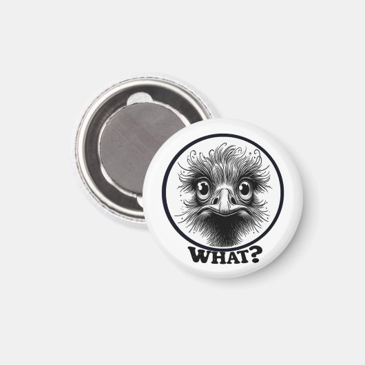 "Innocent Ostrich" What Magnet マグネット (正面/裏面)