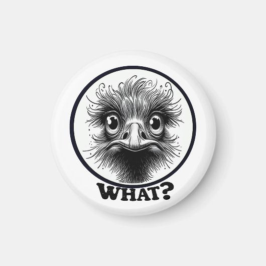 "Innocent Ostrich" What Magnet マグネット (正面)