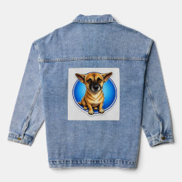 Innocent Puppy Eyes Dog Denim Jacket デニムジャケット