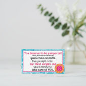 Innov8Protive Posh 澄ん Water Samples名刺 名刺 (スタンド正面)