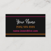 Innov8tive + Poshありがとう名刺 名刺 (裏面)