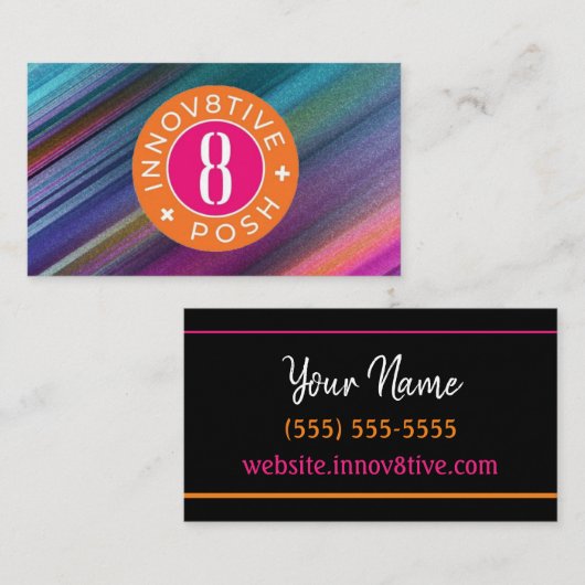 Innov8Tive Posh名刺 名刺 (正面/裏面)