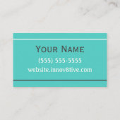 Innov8Tive Posh名刺 名刺 (裏面)