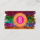 Innov8tive Posh leopard印刷名刺 名刺 (裏面)