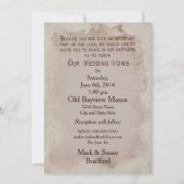 INNOVERING 結婚 VOWS INVITATION -ヴィンテージ/あじさい 招待状 (裏面)