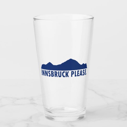 Innsbruck Austria Please タンブラーグラス (正面)
