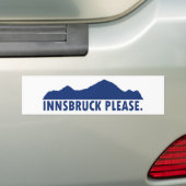 Innsbruck Austria Please バンパーステッカー (車上)