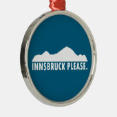 Innsbruck Austria Please メタルオーナメント (右)