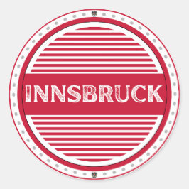 Innsbruck City Pride Emblem – Austrian Identity ラウンドシール